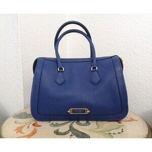 Kate Spade Gramercy Satchel Blueberry blue Leather Missing CrossBody Strap